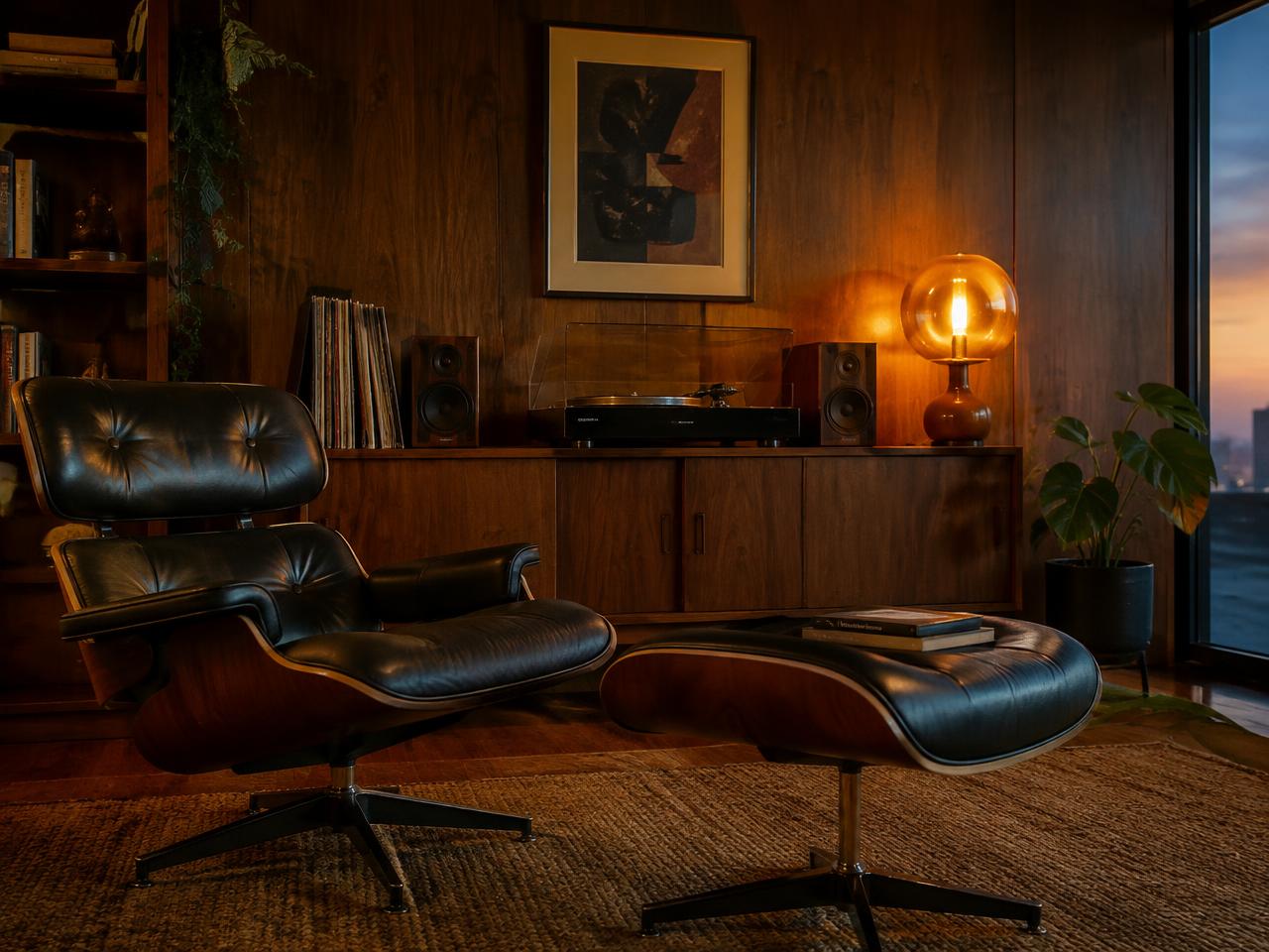 Mid-Century Modern den