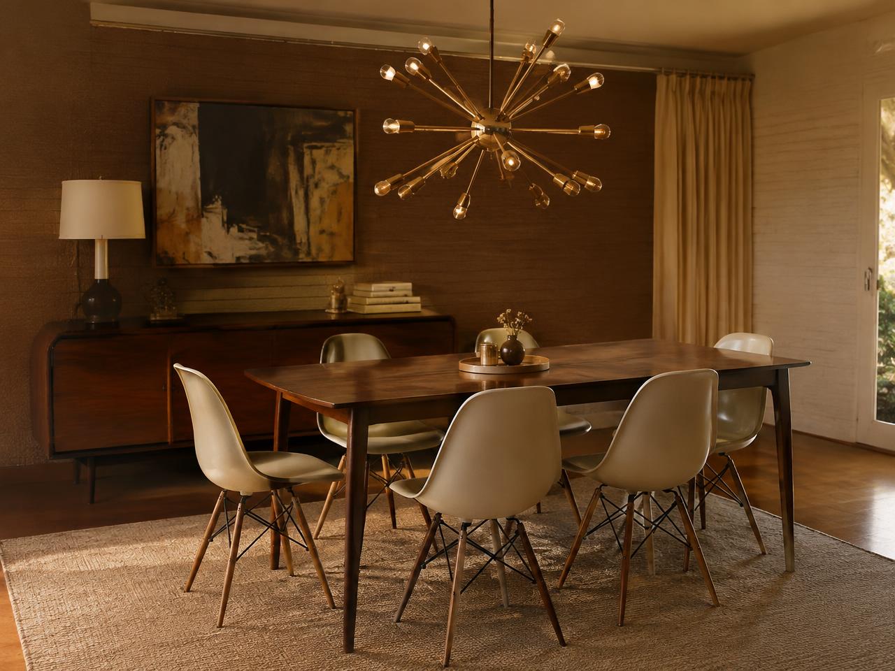 Mid-Century Modern dining room