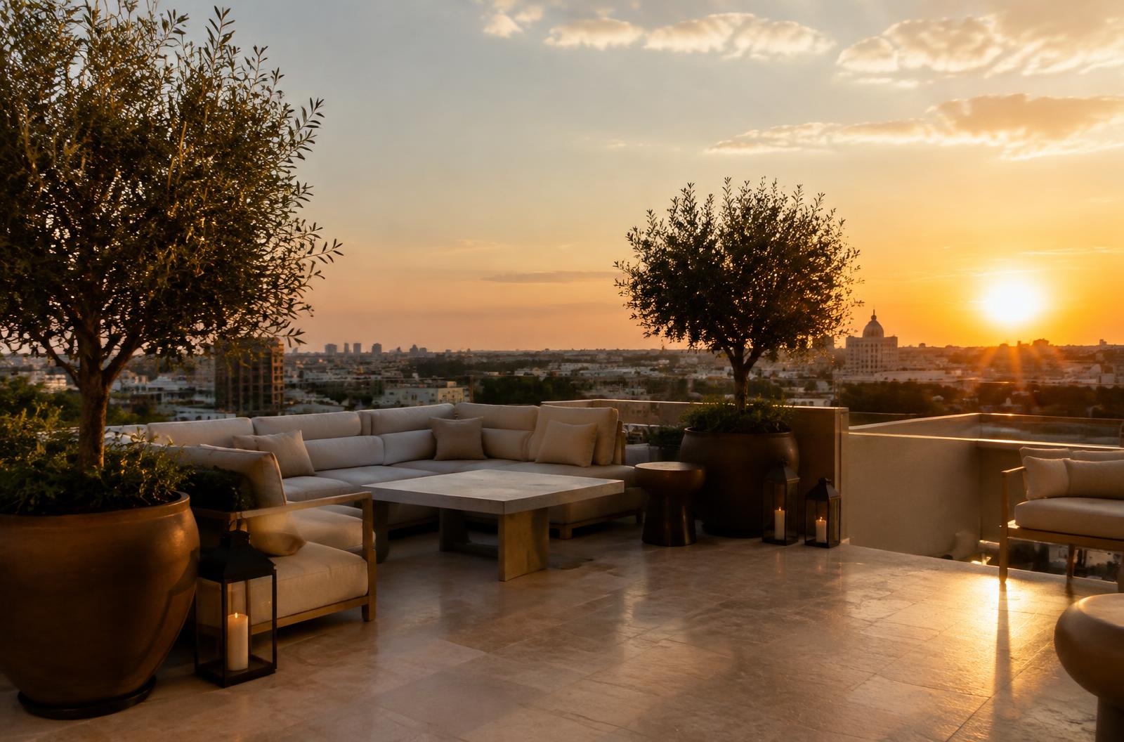 Rooftop terrace