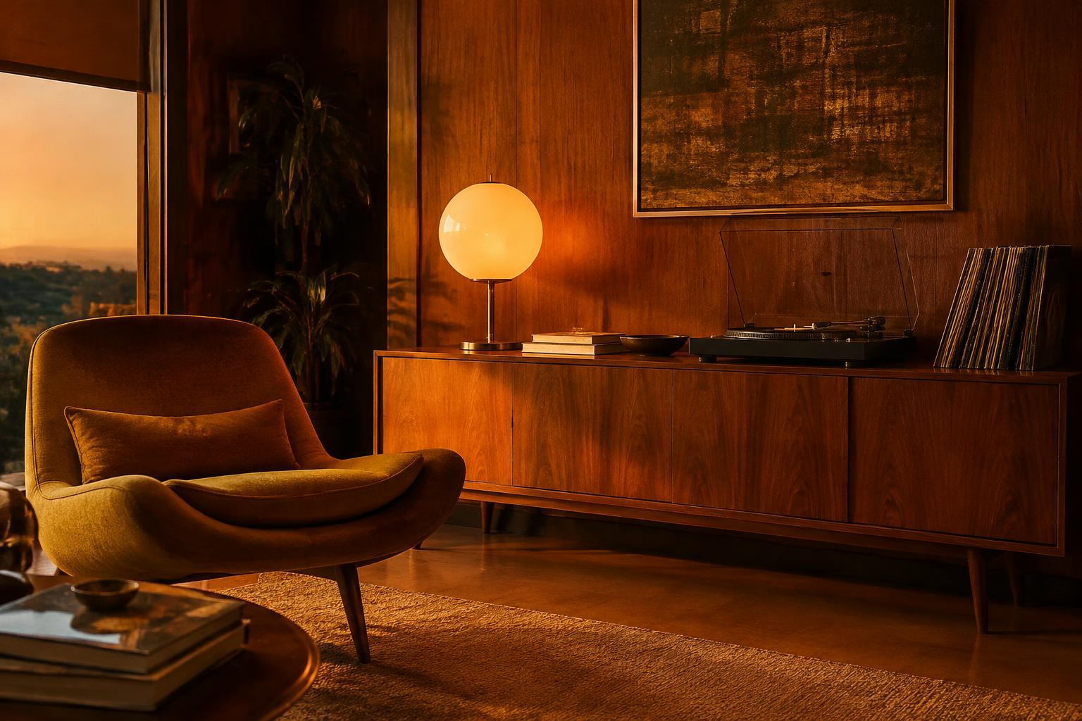 Mid-Century Modern signature room